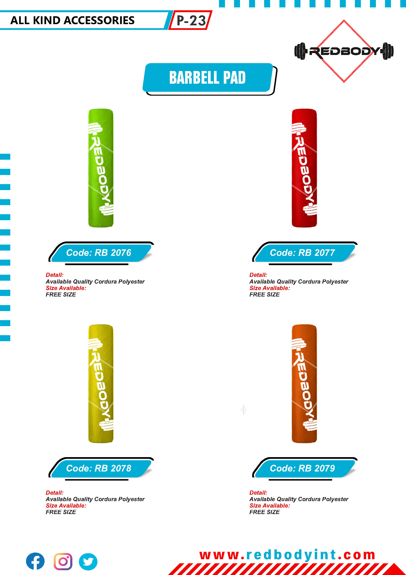 red-body-catalog_Page_023 Barbell Pads - Image 1