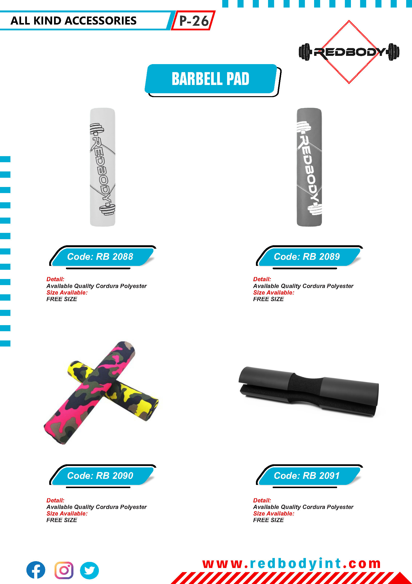 red-body-catalog_Page_026 Barbell Pads - Image 1