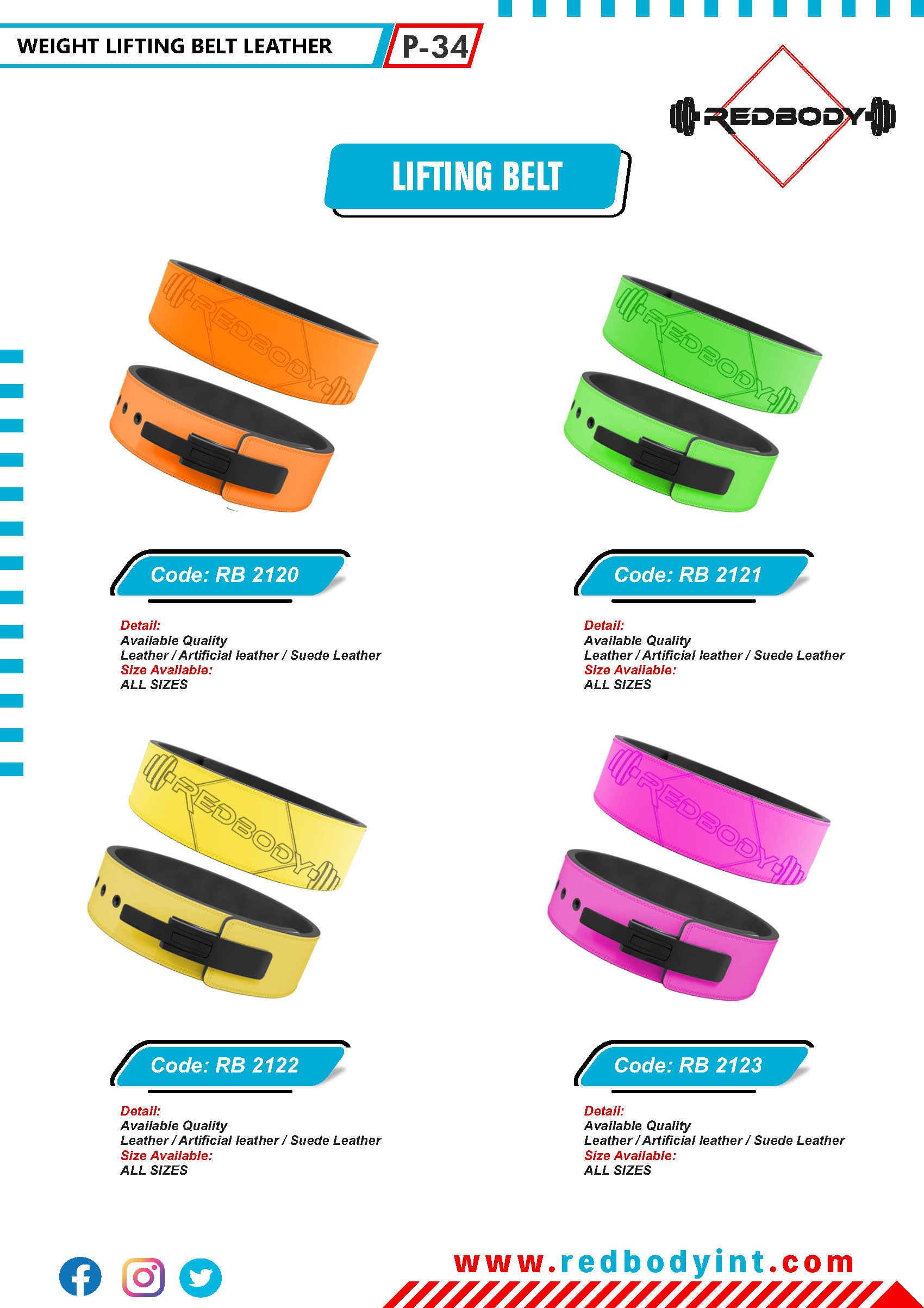 red-body-catalog_Page_034 Lifting Belts - Image 1