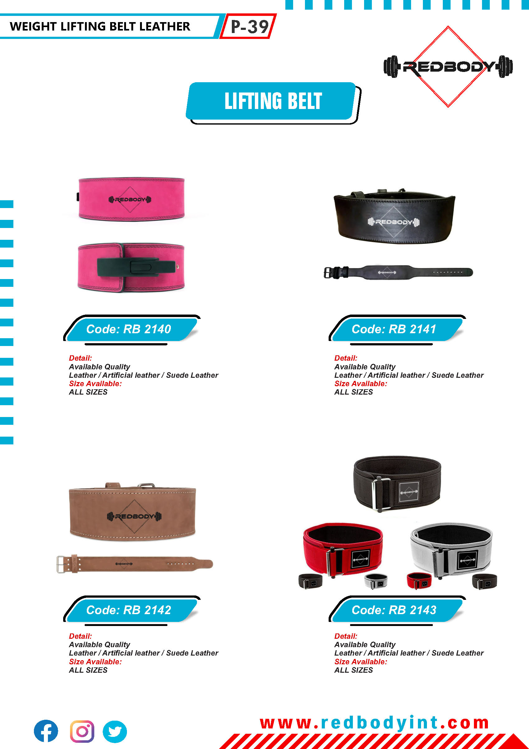 red-body-catalog_Page_039 Lifting Belts - Image 1