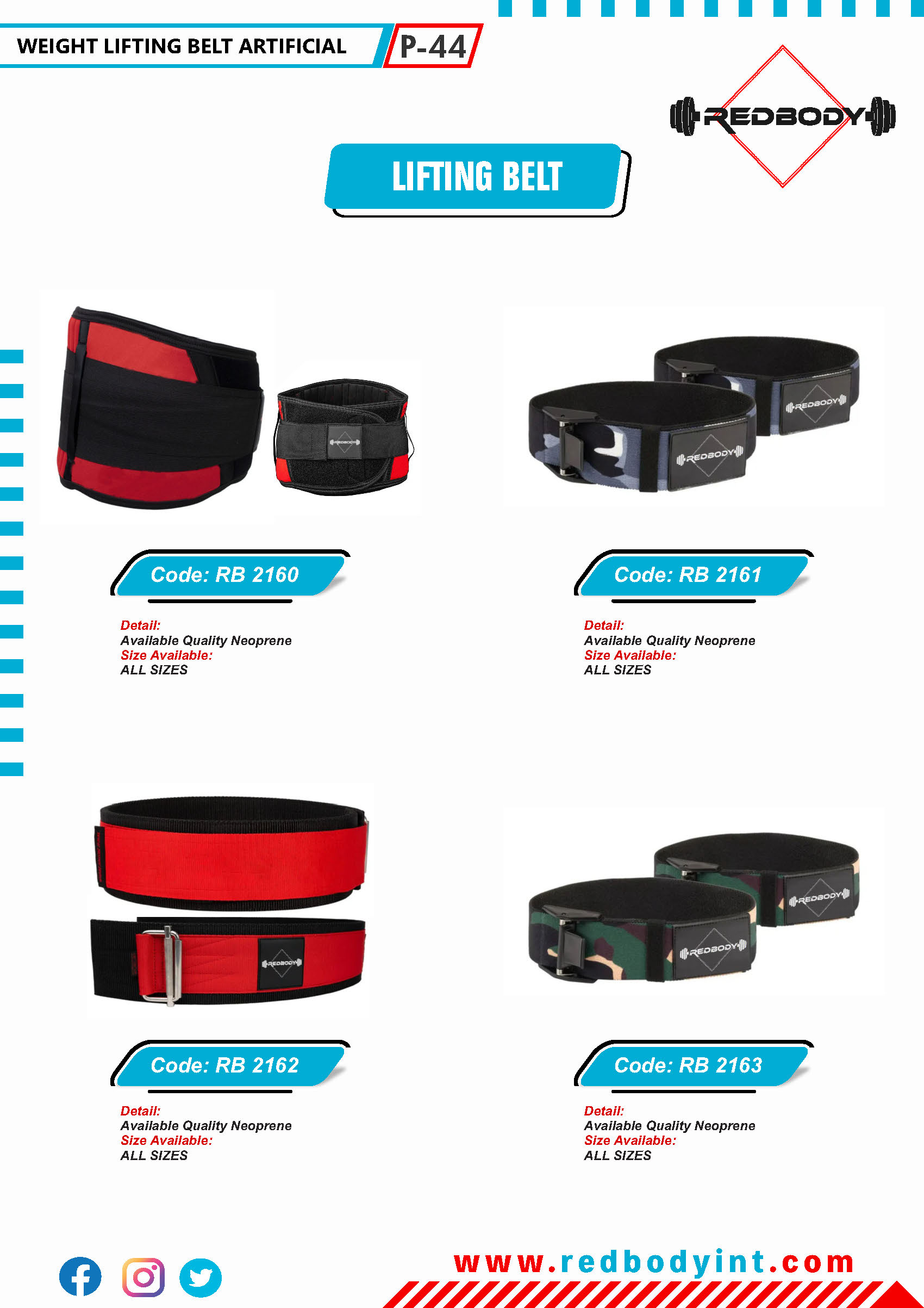 red-body-catalog_Page_044 Lifting Belts - Image 1