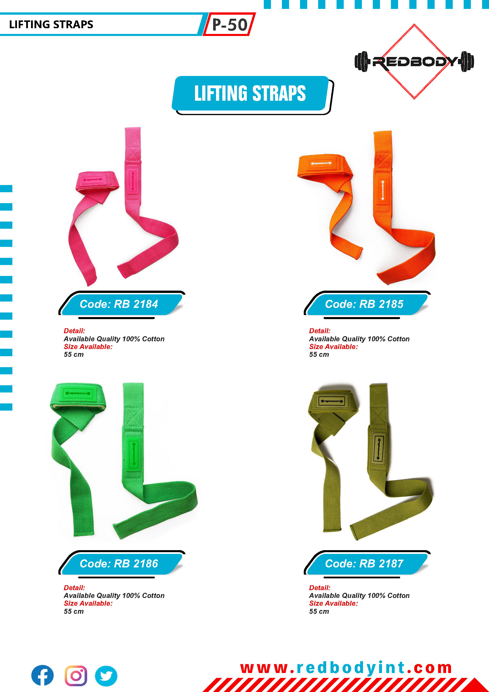 red-body-catalog_Page_050 Lifting Straps - Image 1