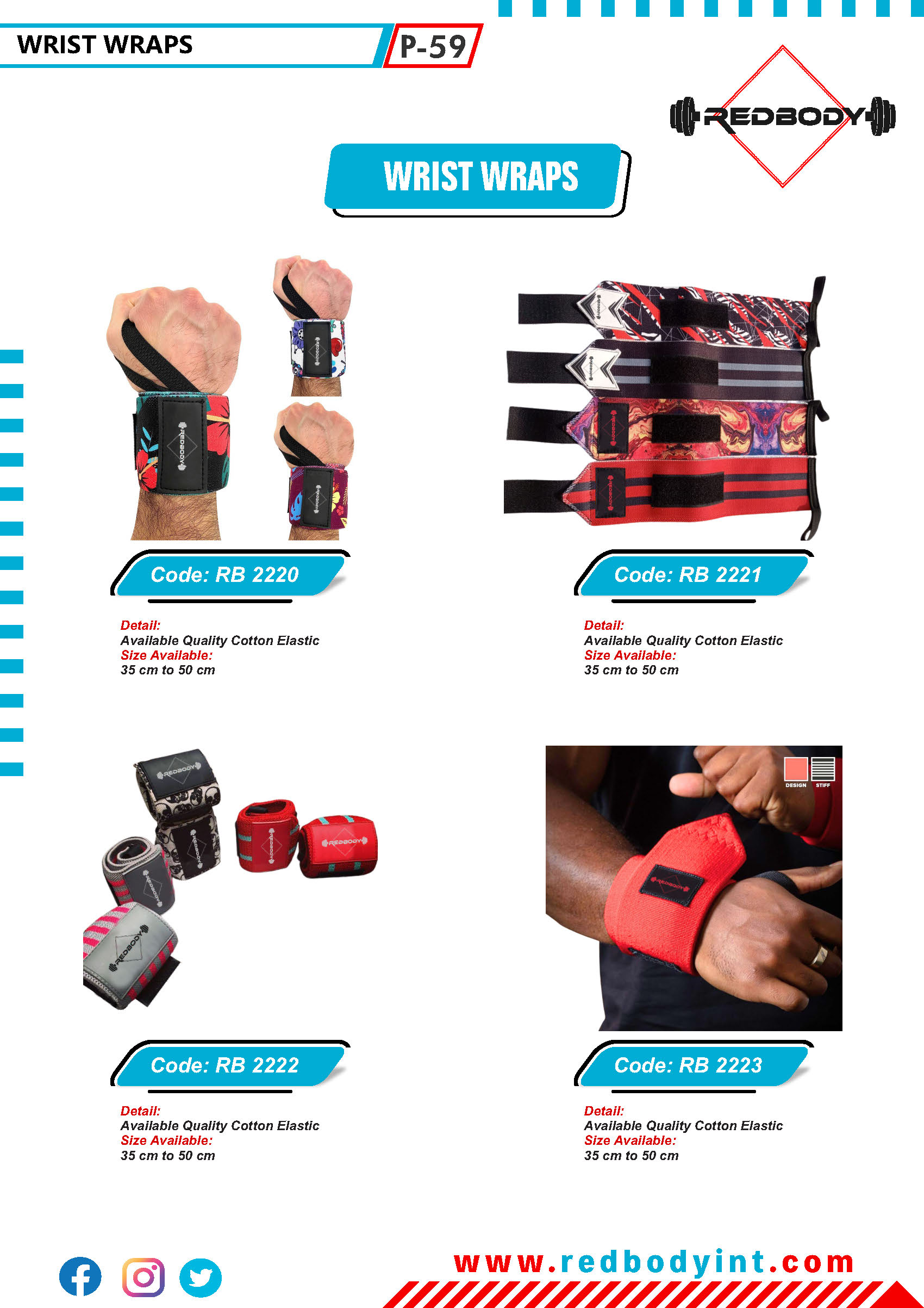 red-body-catalog_Page_059 Wrist Wraps - Image 1