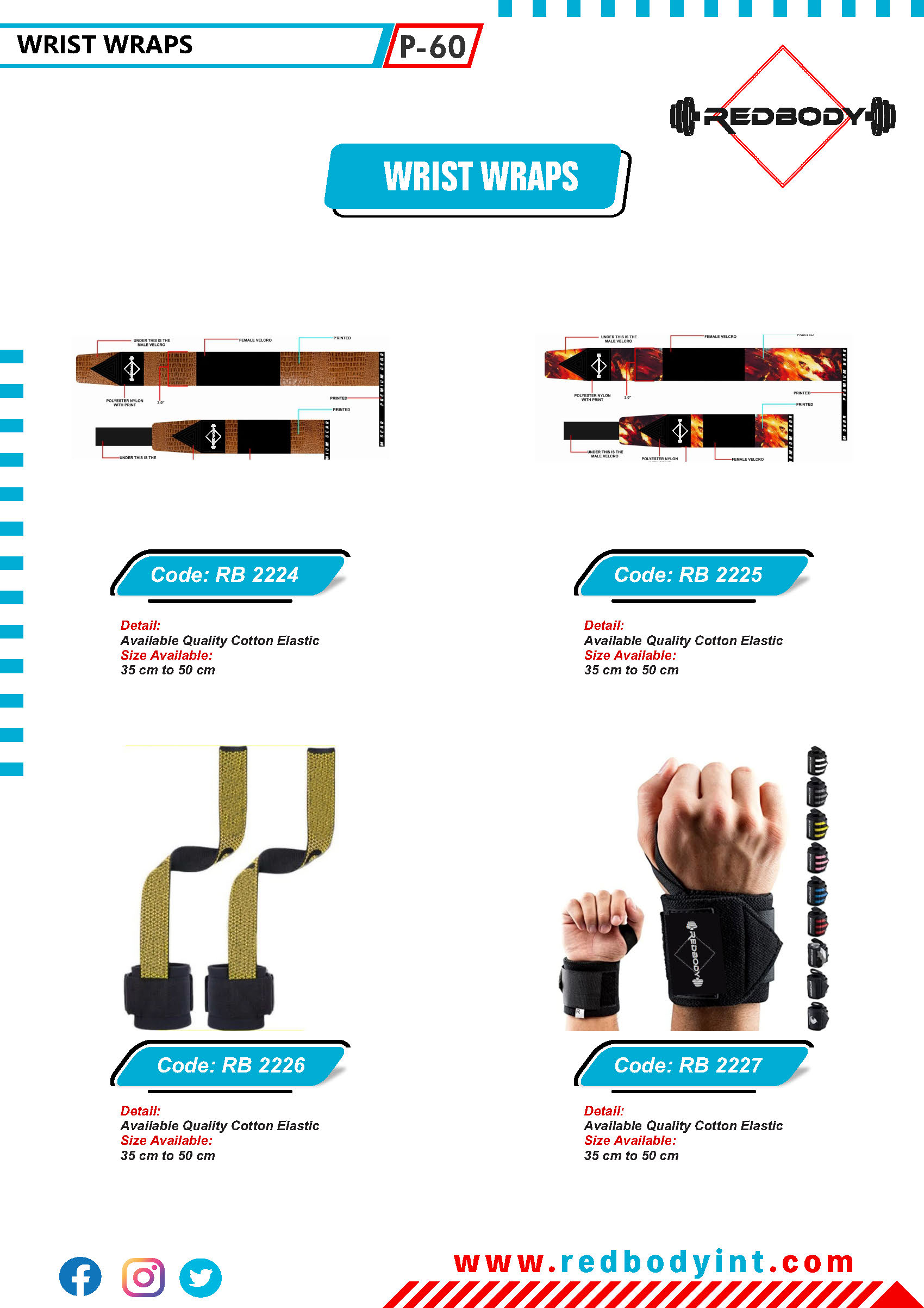 red-body-catalog_Page_060 Wrist Wraps - Image 1