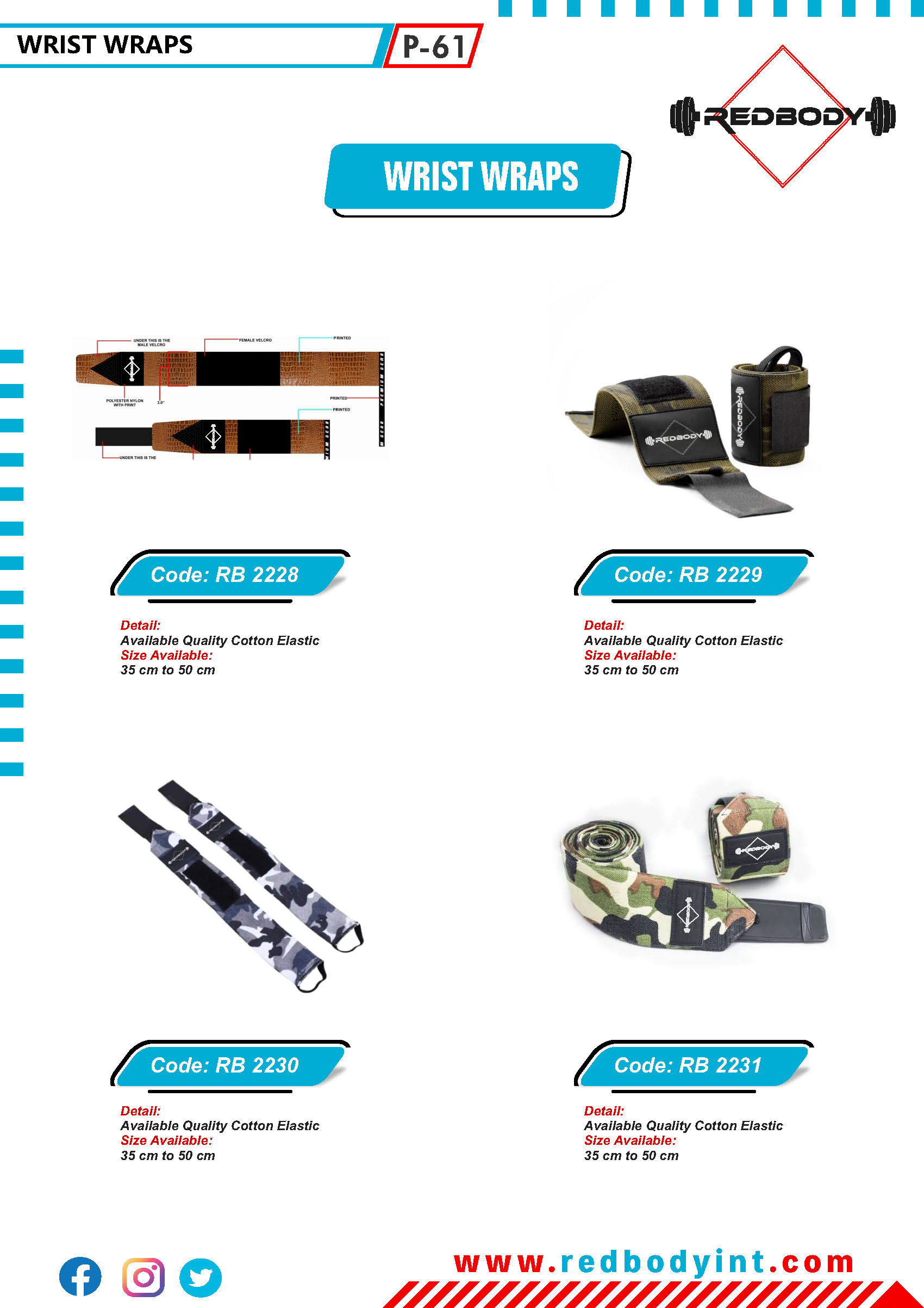 red-body-catalog_Page_061 Wrist Wraps - Image 1