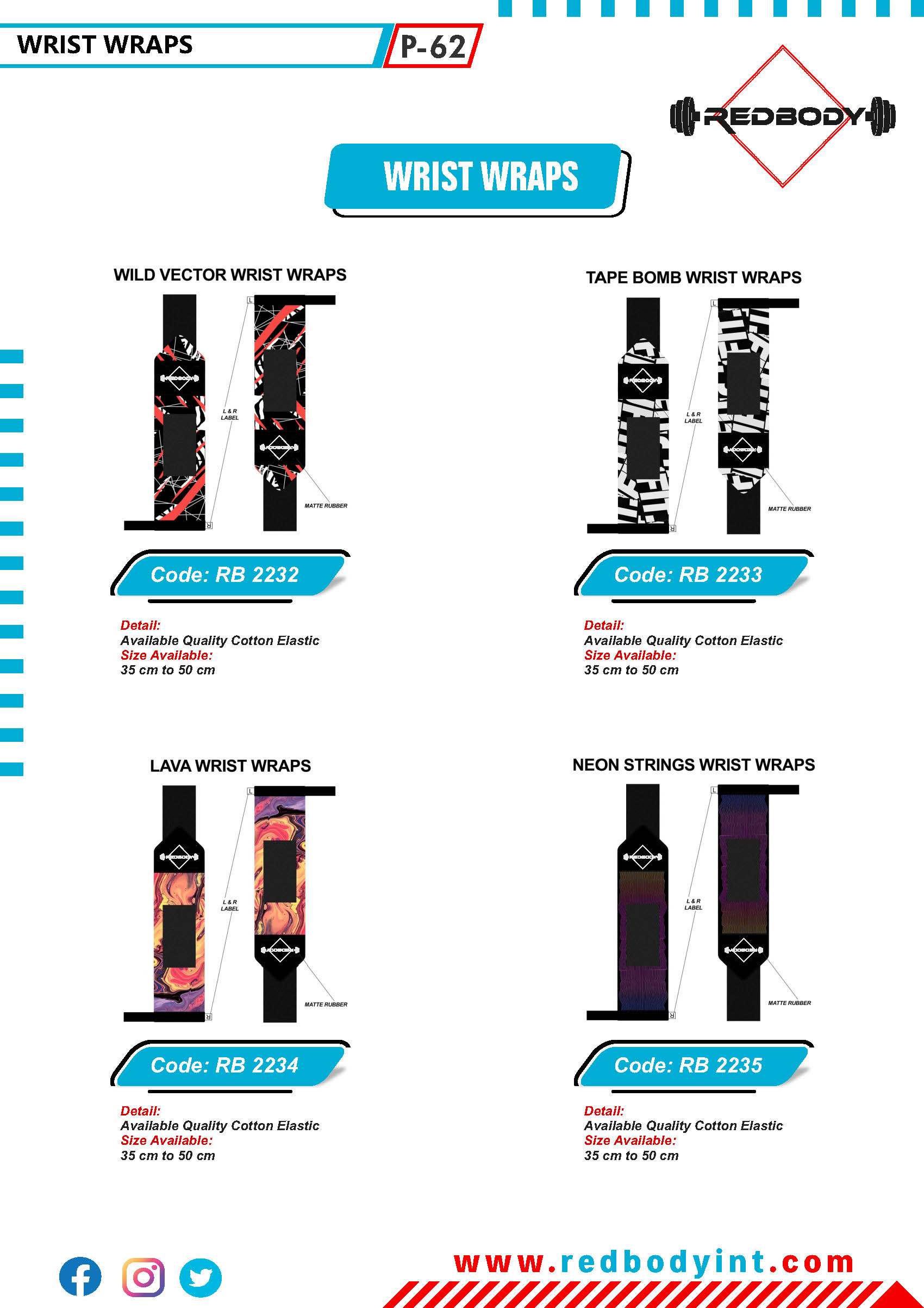 red-body-catalog_Page_062 Wrist Wraps - Image 1
