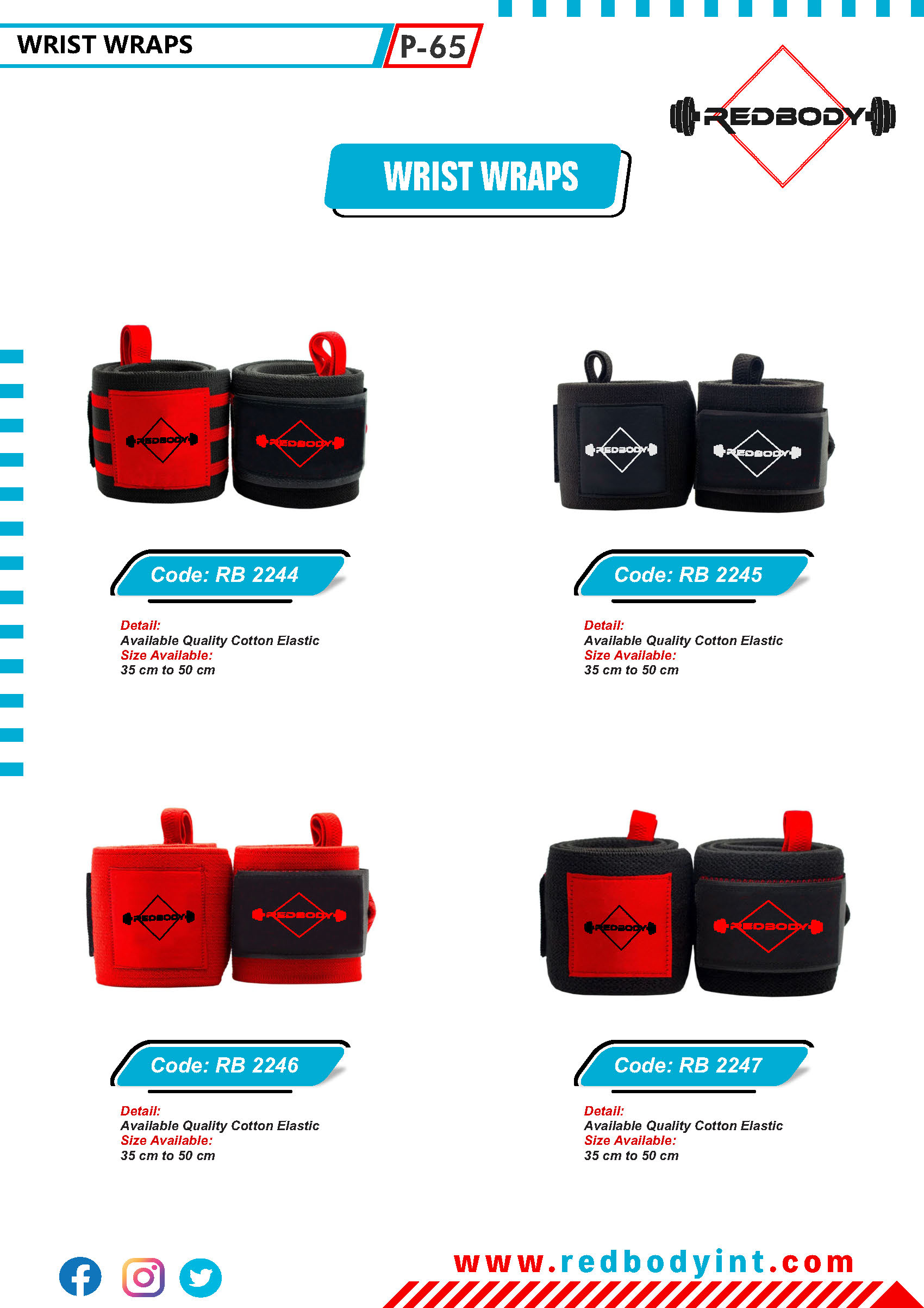 red-body-catalog_Page_065 Wrist Wraps - Image 1