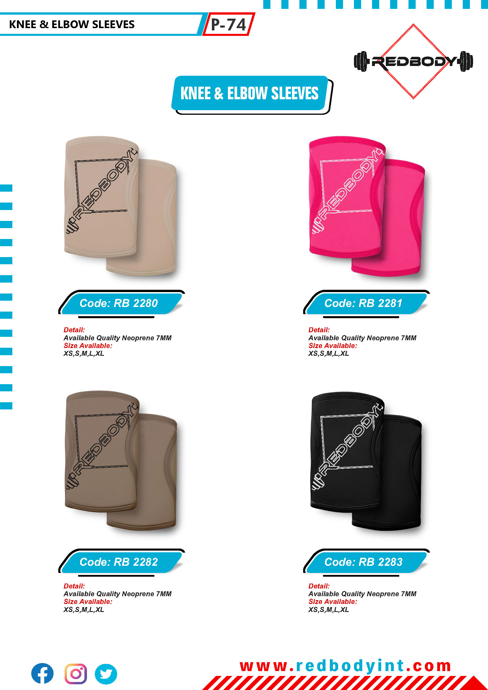 red-body-catalog_Page_074 Knee & Elbow Sleeves - Image 1