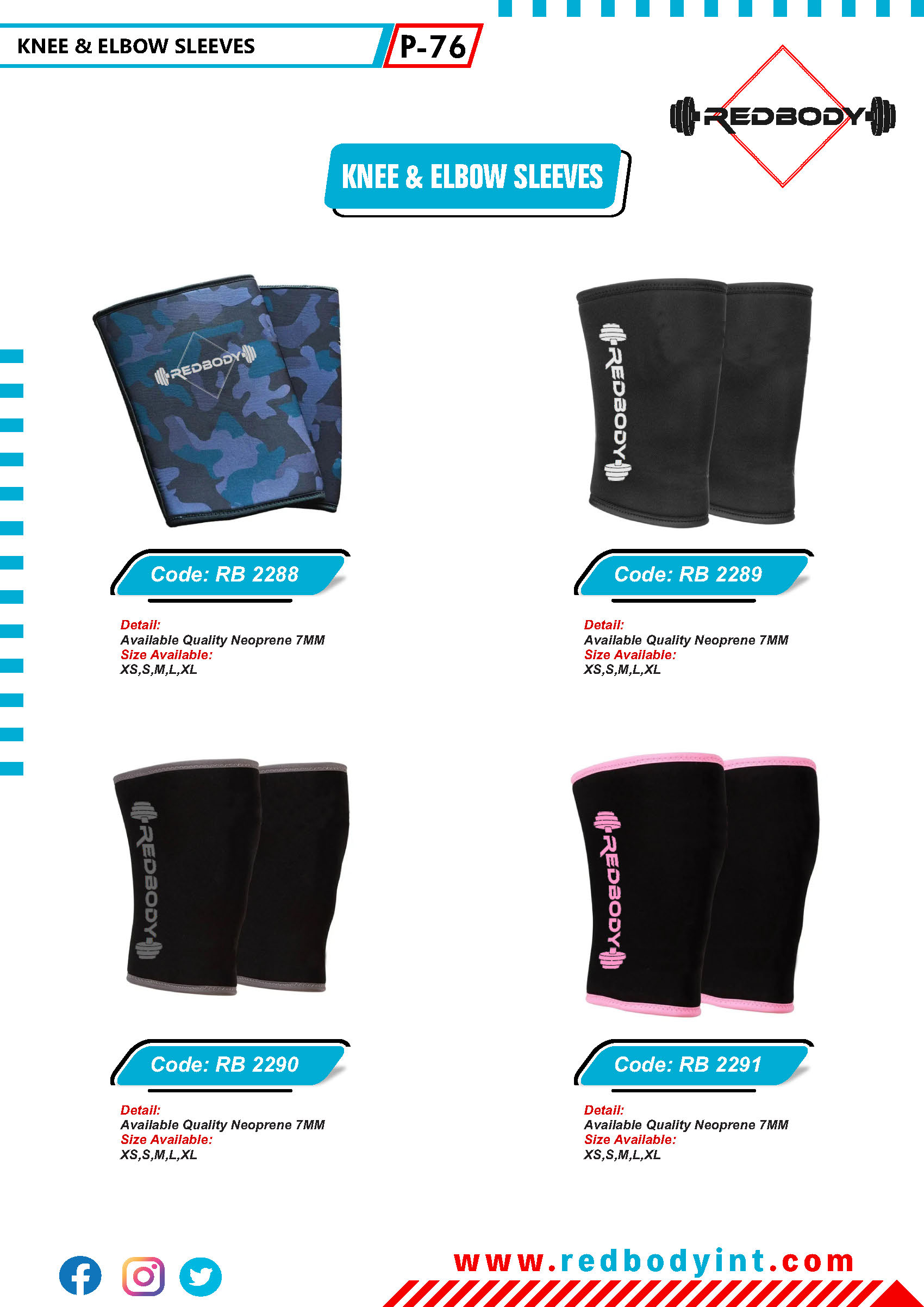 red-body-catalog_Page_076 Knee & Elbow Sleeves - Image 1