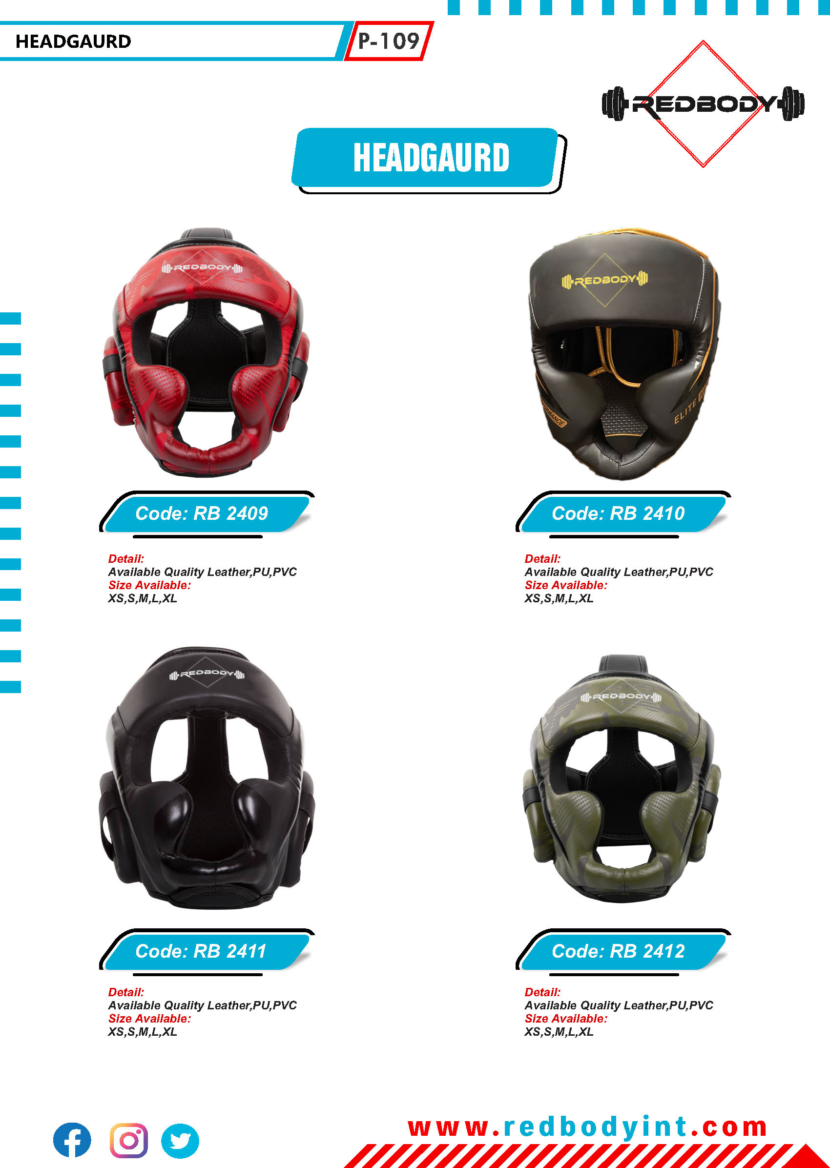 red-body-catalog_Page_109 Head Guards - Image 1